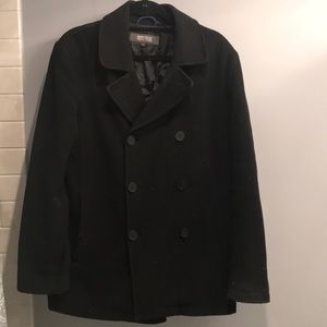 Men’s Black Pea Coat